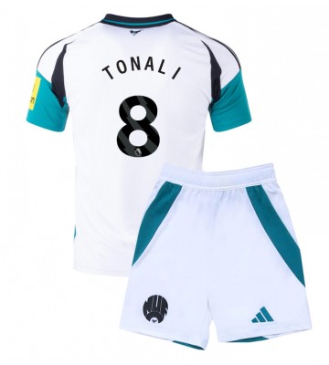 Newcastle United Sandro Tonali #8 Tercera Equipación Niños 2024-25 Manga Corta (+ Pantalones cortos)